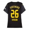 Borussia Dortmund Julian Ryerson #26 Bortedrakt Kvinner 2024-25 Kortermet